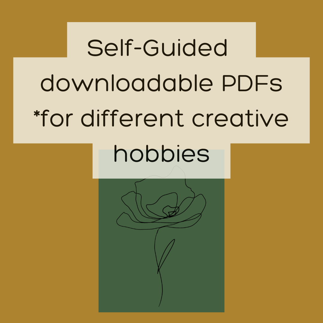 Self-Guided PDFs for Different Creative Hobbies