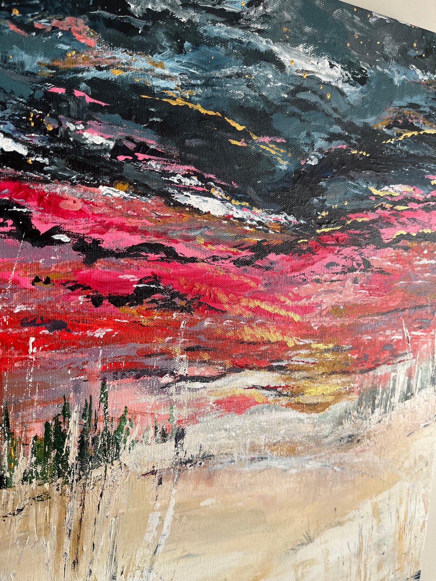 MG Artwork: Dunes in Colour (Original, Acrylic Painting, 16"x20")
