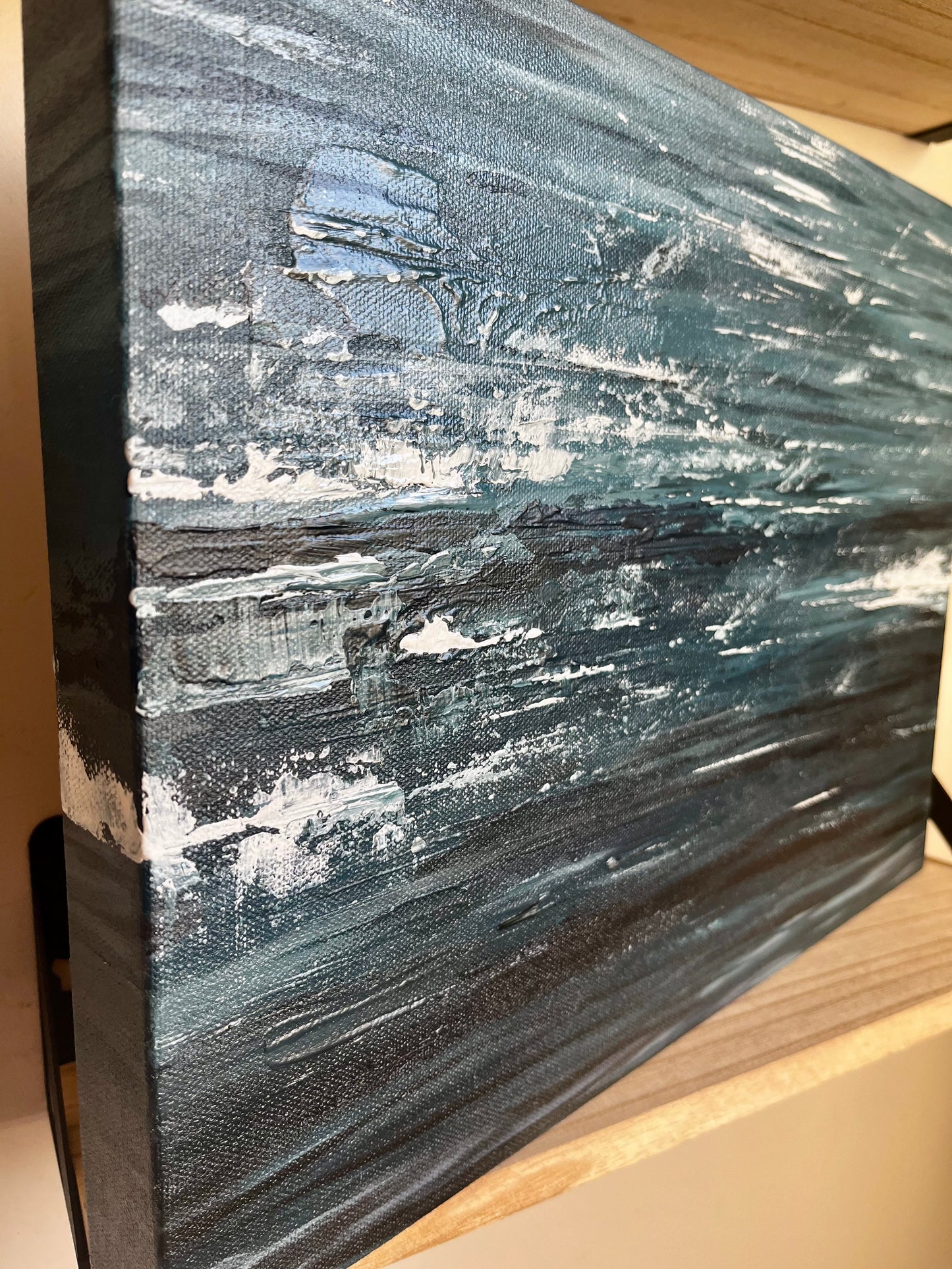 MG Artwork: Sea Spray, Original acrylic painting, 12"x16"