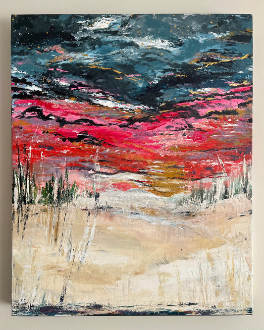 MG Artwork: Dunes in Colour (Original, Acrylic Painting, 16"x20")