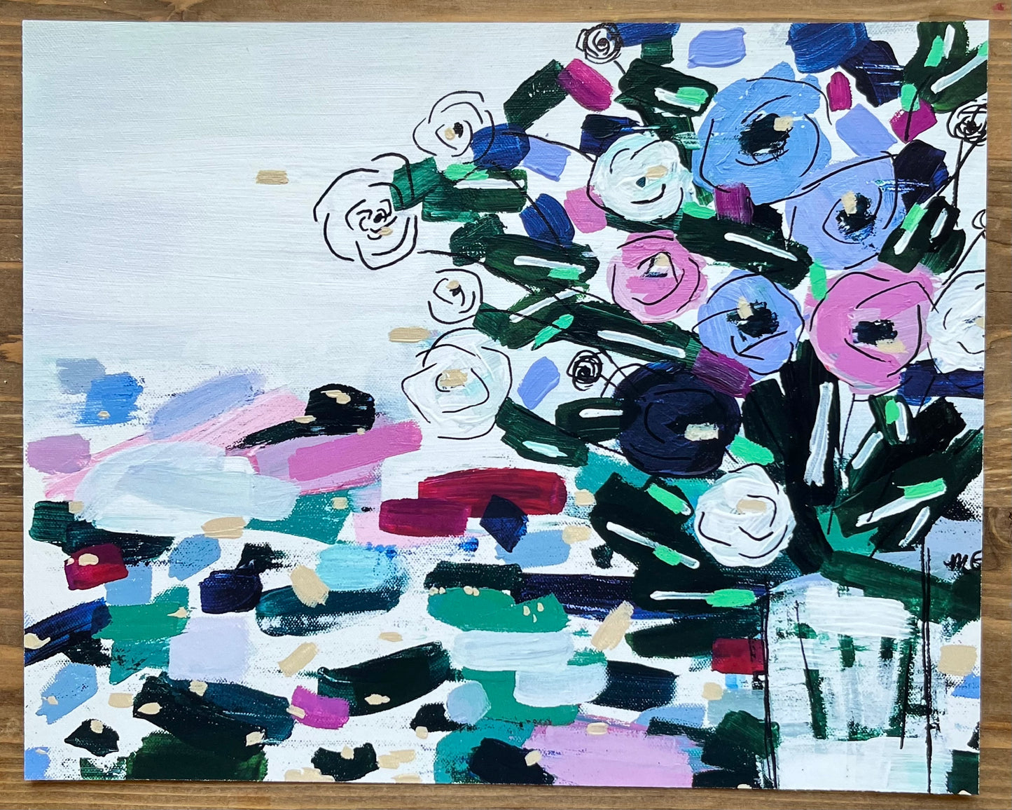 MG Artwork: Unframed Giclee Print "Picking up the Pieces" (8"x10" print)