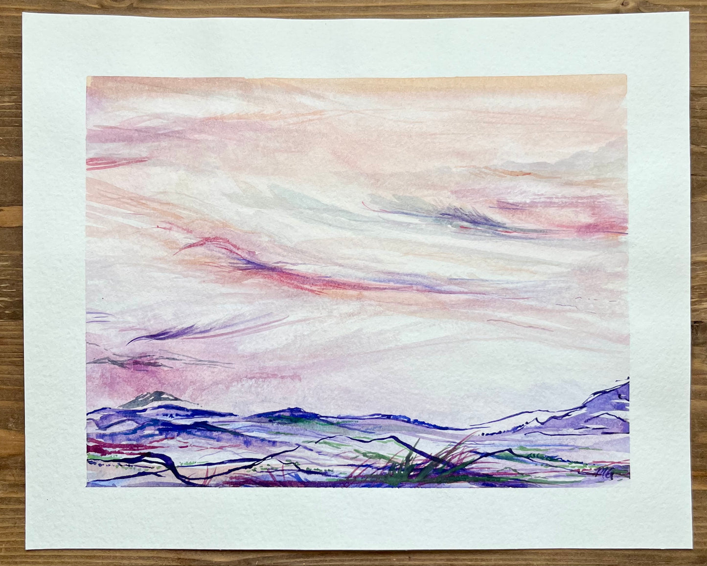 MG Artwork: "Whispered Harmonies" (8"x10" Original Watercolour)