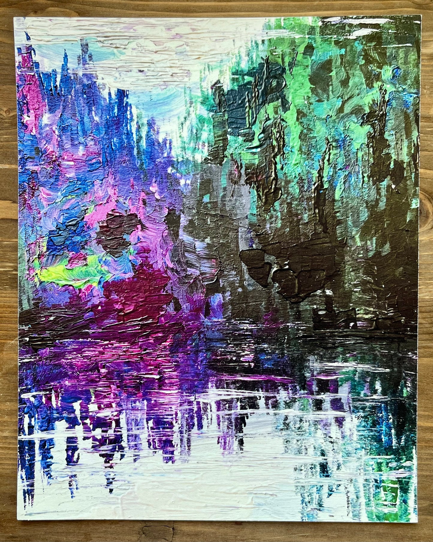 MG Artwork: Unframed Giclee Print "Moody Forest" (8"x10" print)