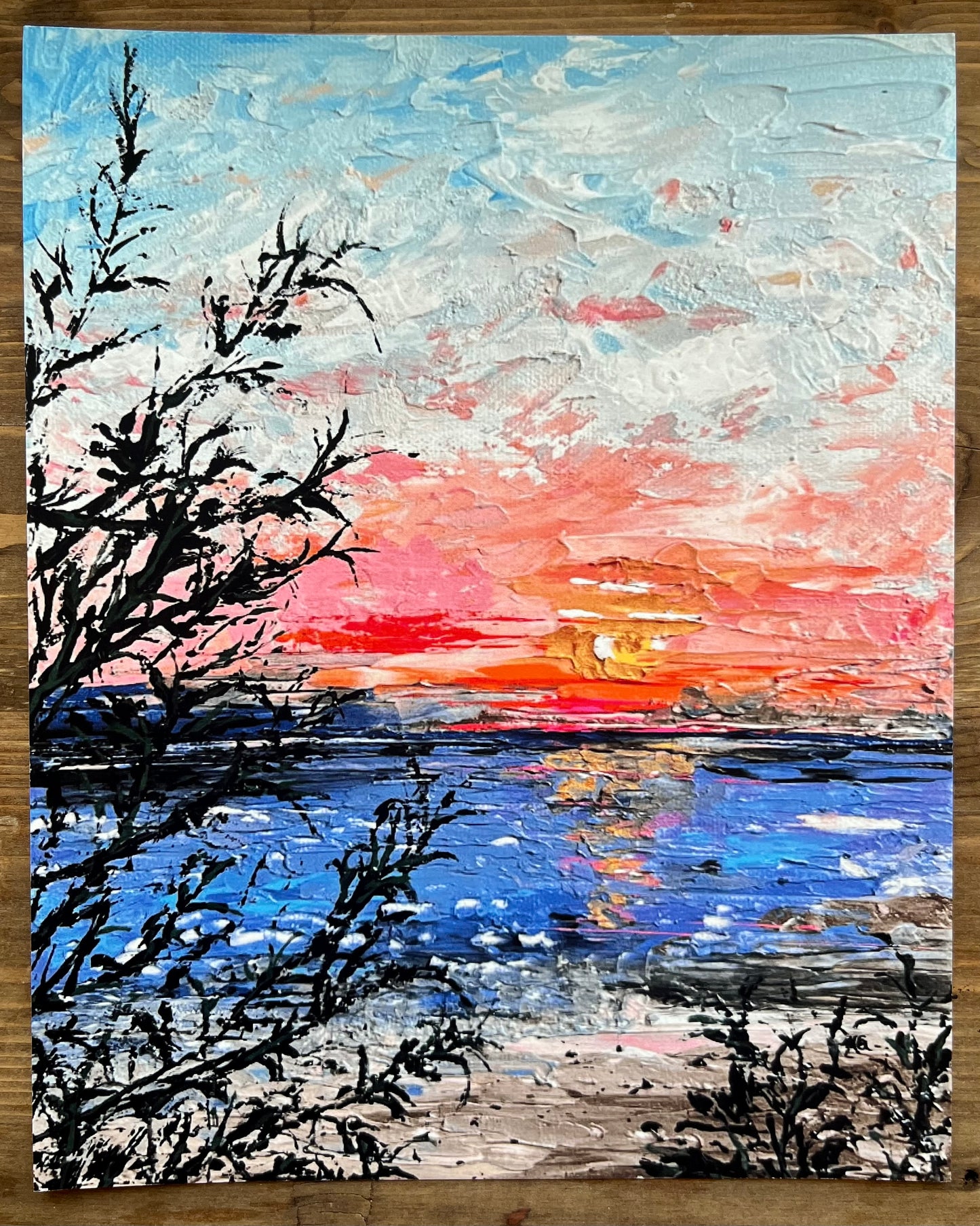 MG Artwork: Unframed Giclee Print "Late September Sun" (8"x10" print)
