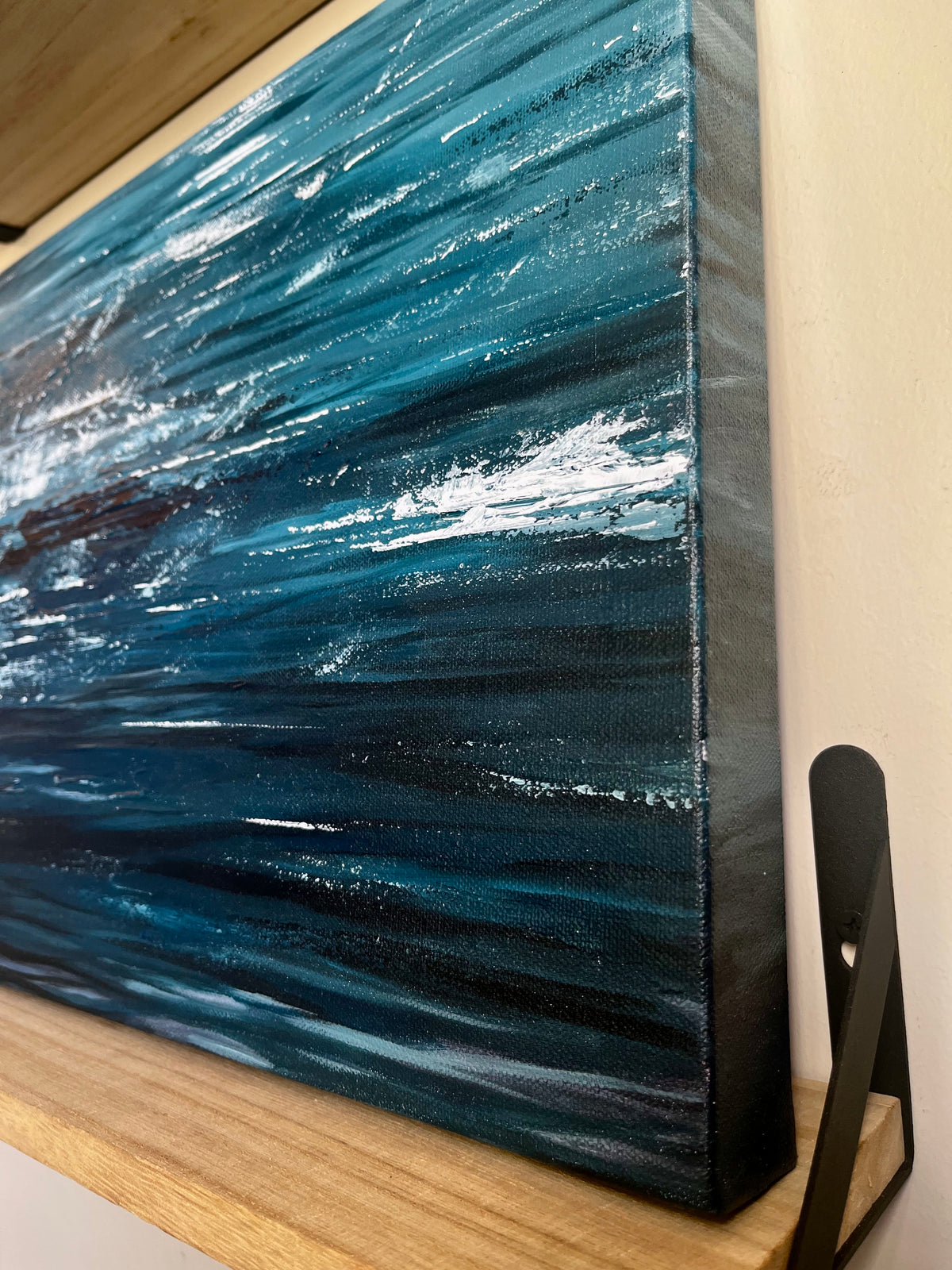 MG Artwork: Sea Spray, Original acrylic painting, 12"x16"