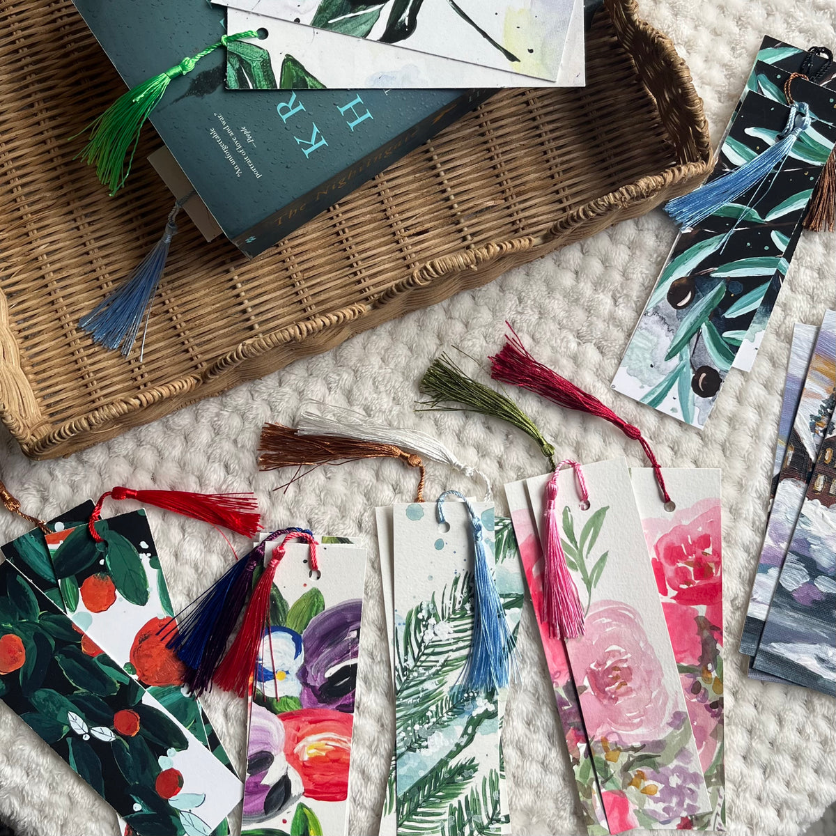 Painted Bookmarks