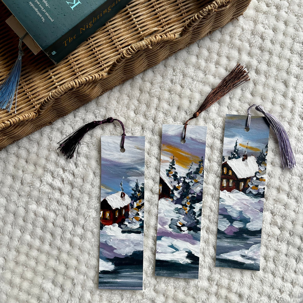 Painted Bookmarks